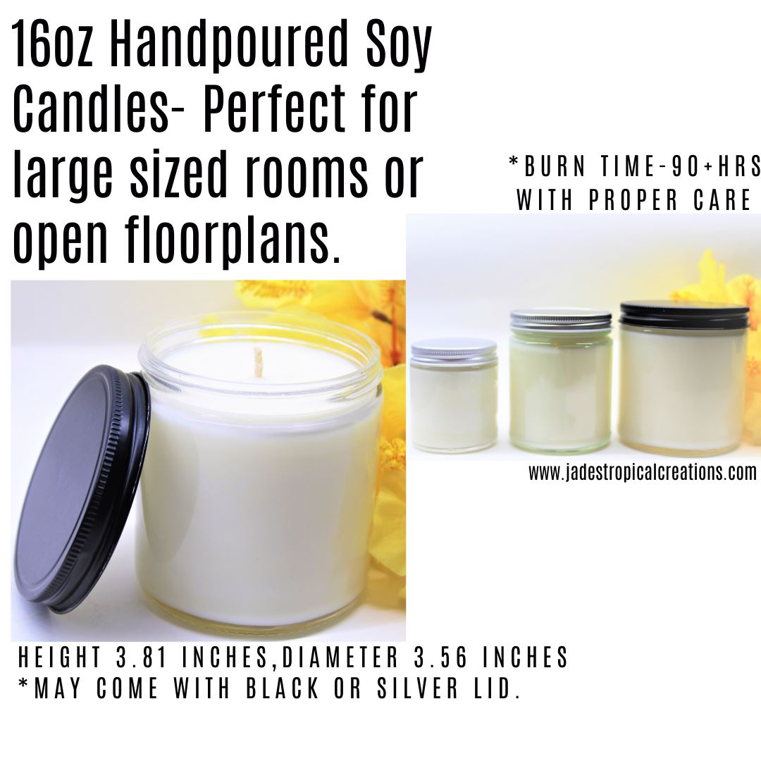 Fall Scented Candles Status Jar Candle Jade's Tropical Creations