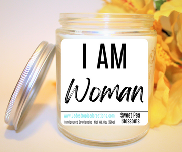 I Am Woman Candle