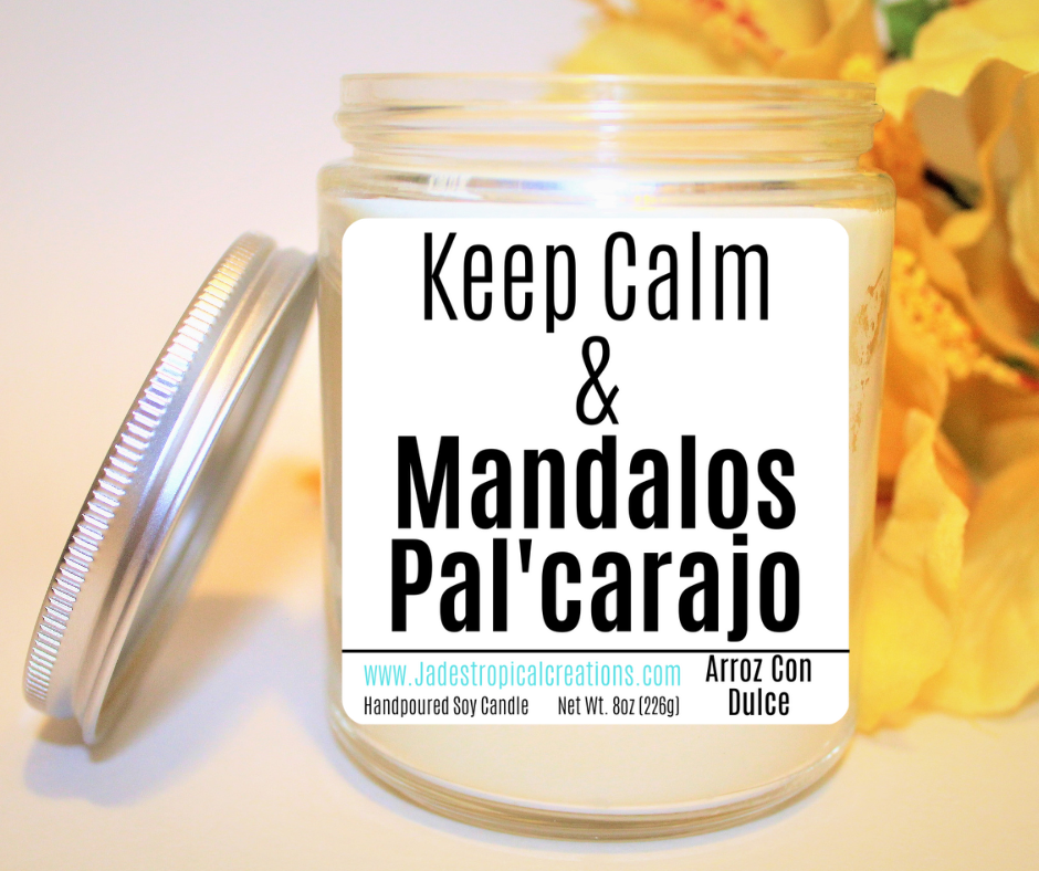 Keep Calm & Mandalos Palcarajo Candle