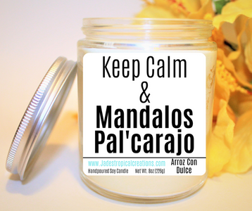 Keep Calm & Mandalos Palcarajo Candle