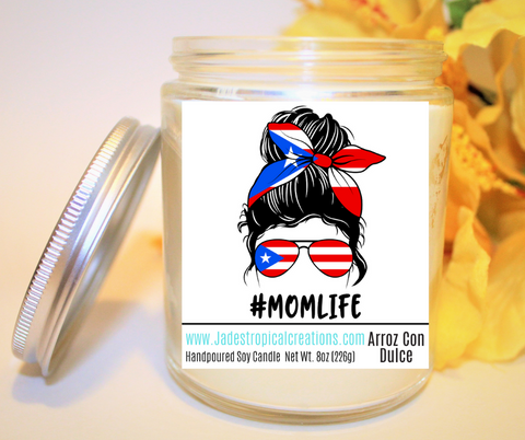 Image of Puerto Rican Mom Life Candle