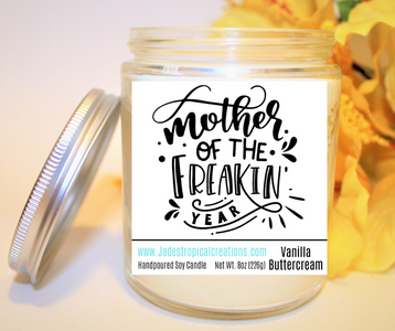 Mother Of The Year Candle