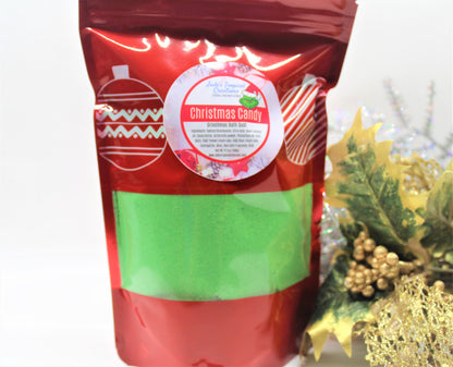 Grinch Dust Christmas Bath Bomb Powder