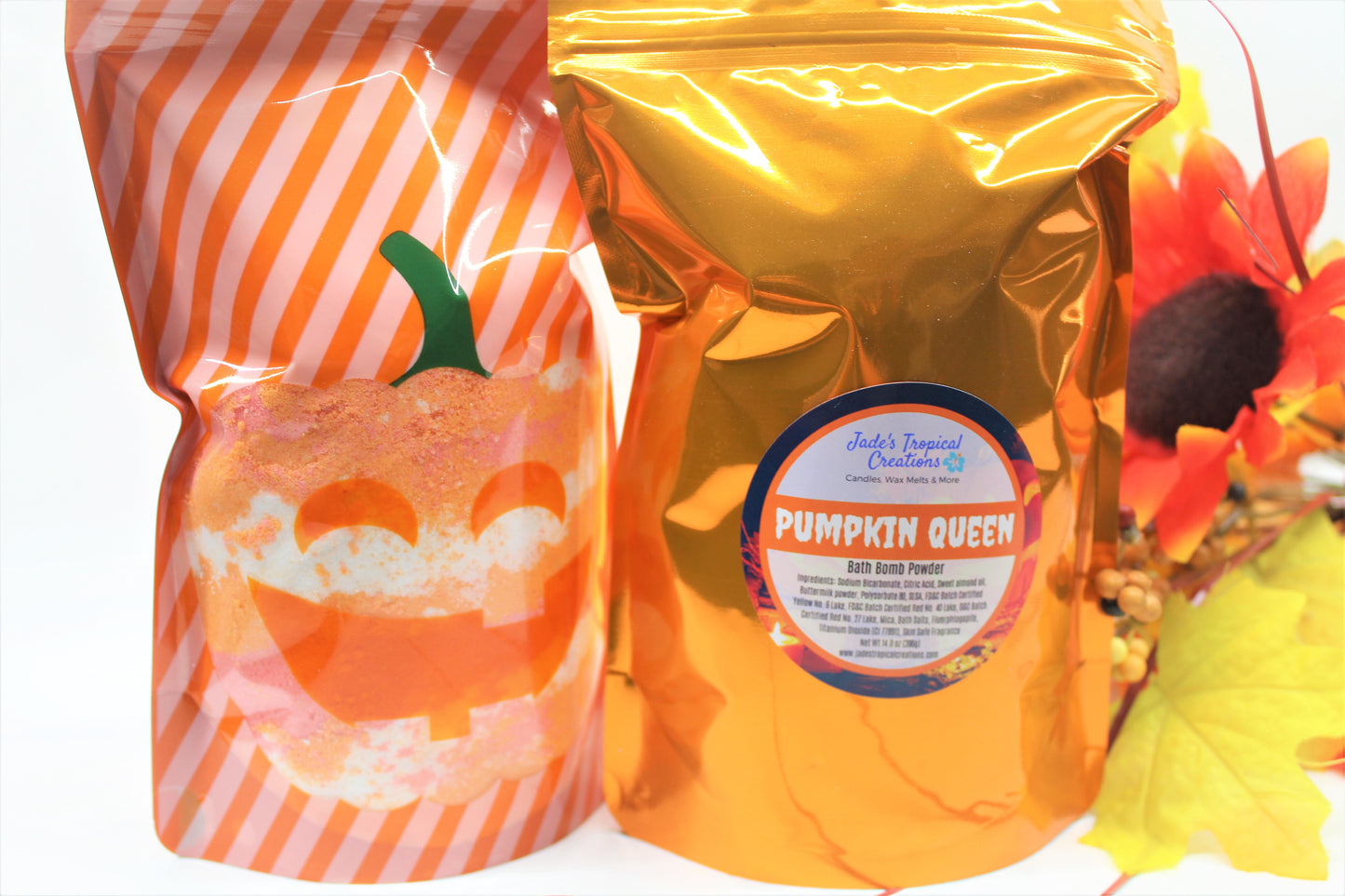 Pumpkin Bath Bomb Powder