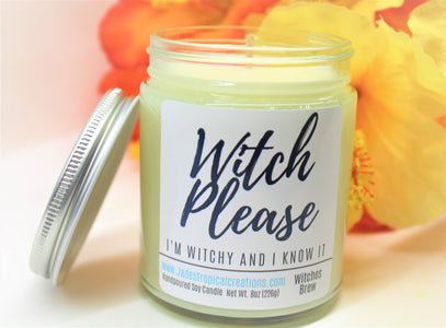 Witch Please Candle
