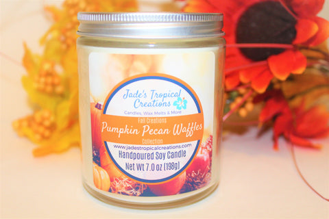 Image of Fall Scented Candles Status Jar Candle Jade's Tropical Creations 