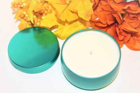 Image of Fall Scented Tin Candle tin candle Jade's Tropical Creations 
