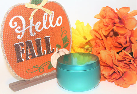 Image of Fall Scented Tin Candle tin candle Jade's Tropical Creations 