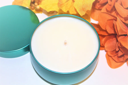 Fall Scented Tin Candle tin candle Jade's Tropical Creations 