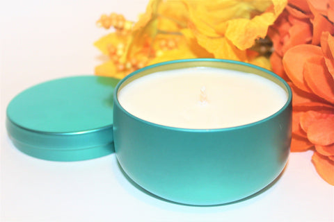 Image of Fall Scented Tin Candle tin candle Jade's Tropical Creations 