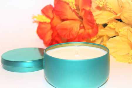 Fresh Scented Tin Candle tin candle Jade's Tropical Creations 
