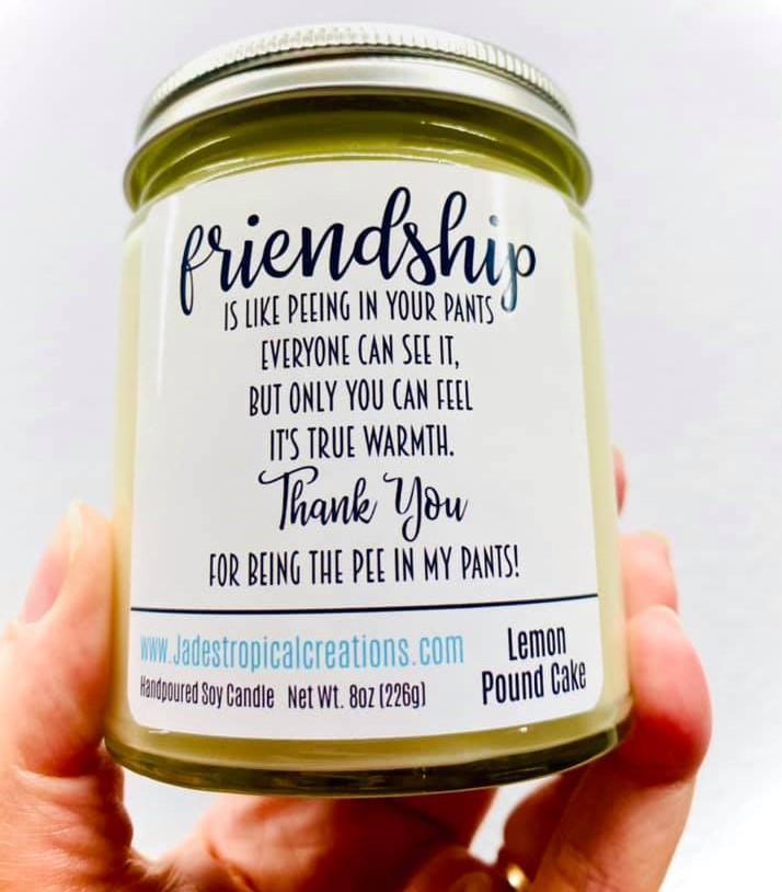 Funny Friendship Candles – JadesTropicalCreations