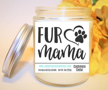 Fur Mama Candle Status Jar Candle Jade's Tropical Creations 