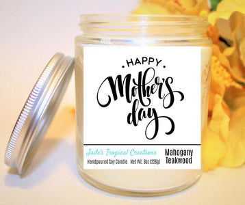 Happy Mother&#39;s Day, Mom Candle, New Mom Gift, Girlfriend Gift, Gift For Moms, Mom To Be, Grandmother Gift, Gift For Stepmom, Gift For Wife i_did 