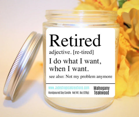 Image of Funny Retired Candles