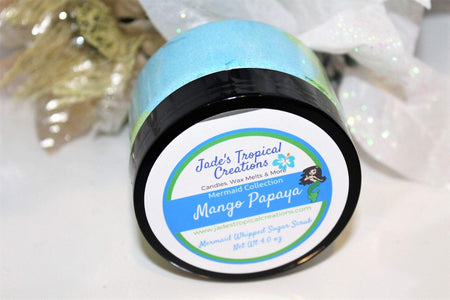 Mermaid Whipped Sugar Scrub body scrub Jade's Tropical Creations 