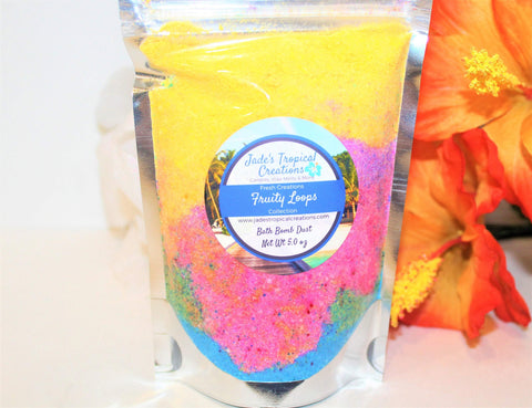 Image of Mystery Bath Bomb Powder Bag Bath Dust Jade's Tropical Creations 