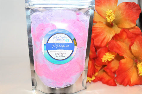 Image of Mystery Bath Bomb Powder Bag Bath Dust Jade's Tropical Creations 