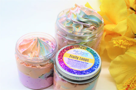 Rainbow Whipped Sugar Scrub body scrub Jade's Tropical Creations 