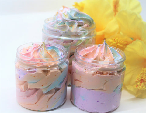 Image of Rainbow Whipped Sugar Scrub body scrub Jade's Tropical Creations 
