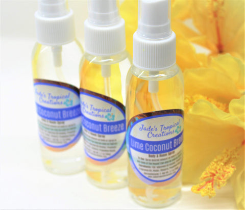 Room & Body Mist lotion Jade's Tropical Creations 