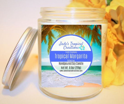 Image of Tropical Scented Candles Status Jar Candle Jade's Tropical Creations 