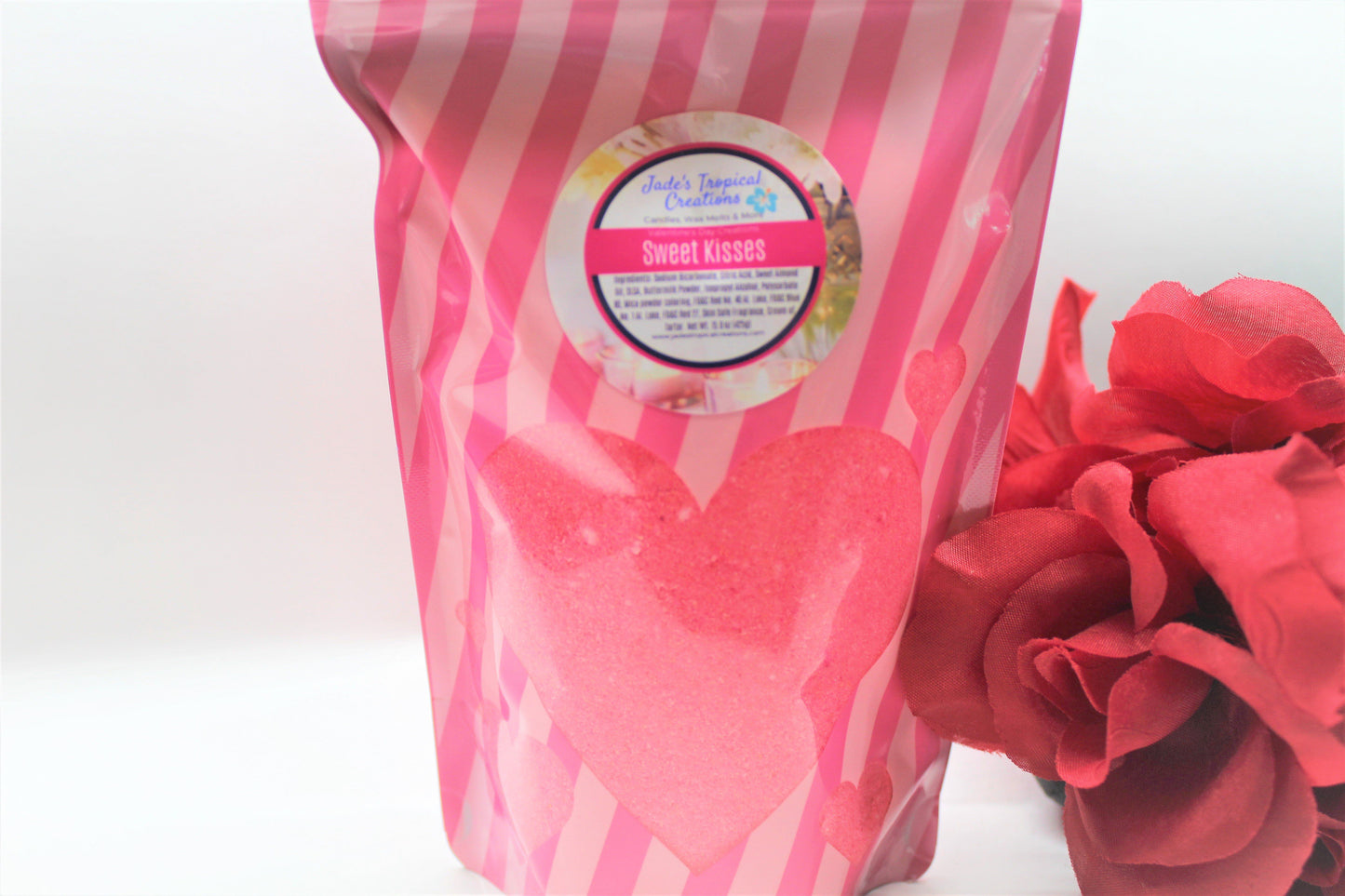 Valentine Bath Bomb Powder Bath Dust jadestropicalcreations 