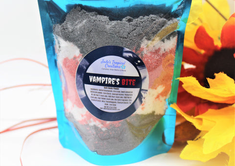 Vampire's Bite Bath Bomb Powder Bath Dust Jade's Tropical Creations 