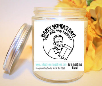 You Are The Father, Funny Dad Candle, Boyfriend Gift, New Dad, Gift For Husband, Fathers Day, Gifts For Dad, We&#39;re Expecting, Office Gift i_did 